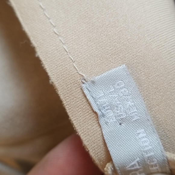 Zara Womens Cream Faux Suede Spaghetti Strap V Neck Romper - Picture 9 of 10